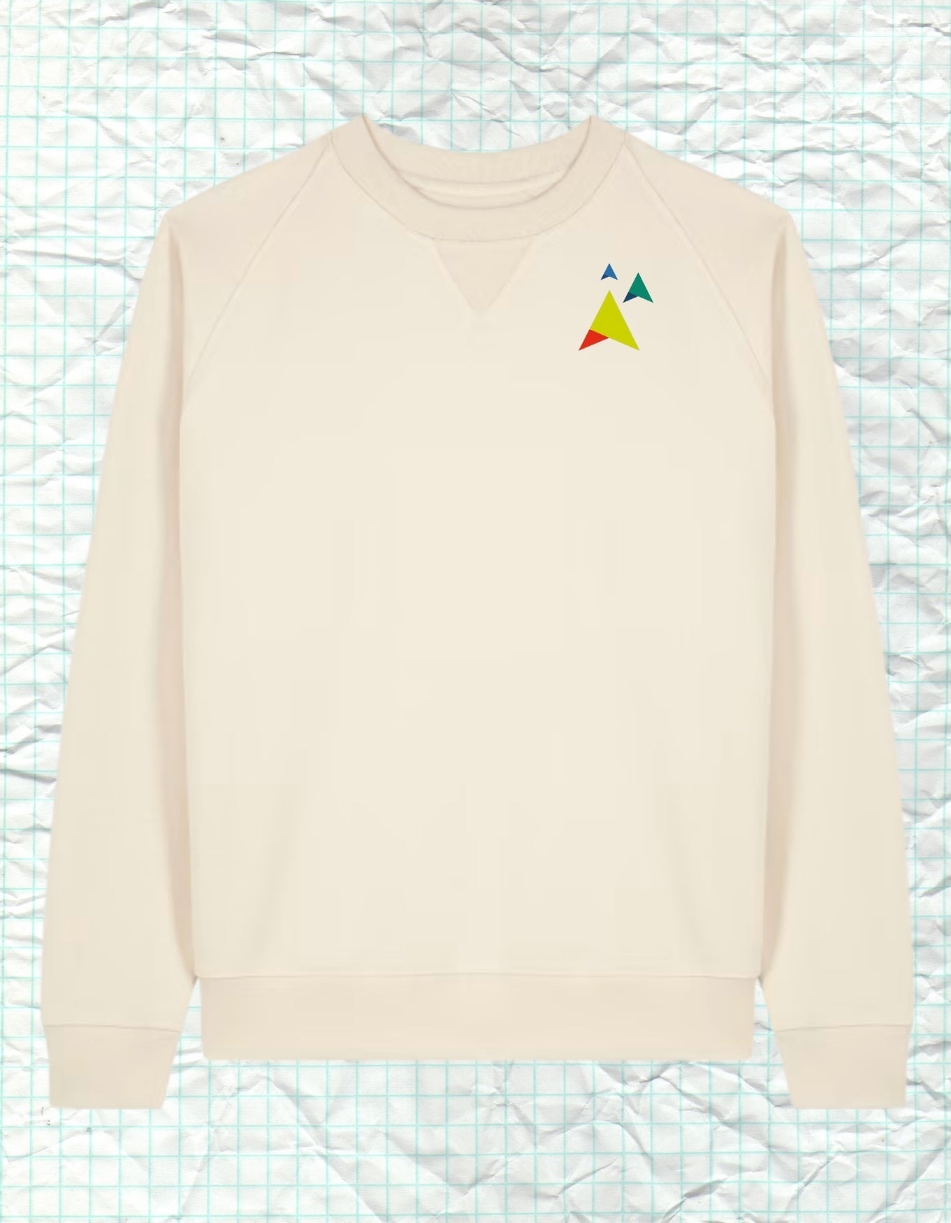 Covered in Spirit – Beige Uniseks Sweater (Knoxer) - JalaJala Artshop