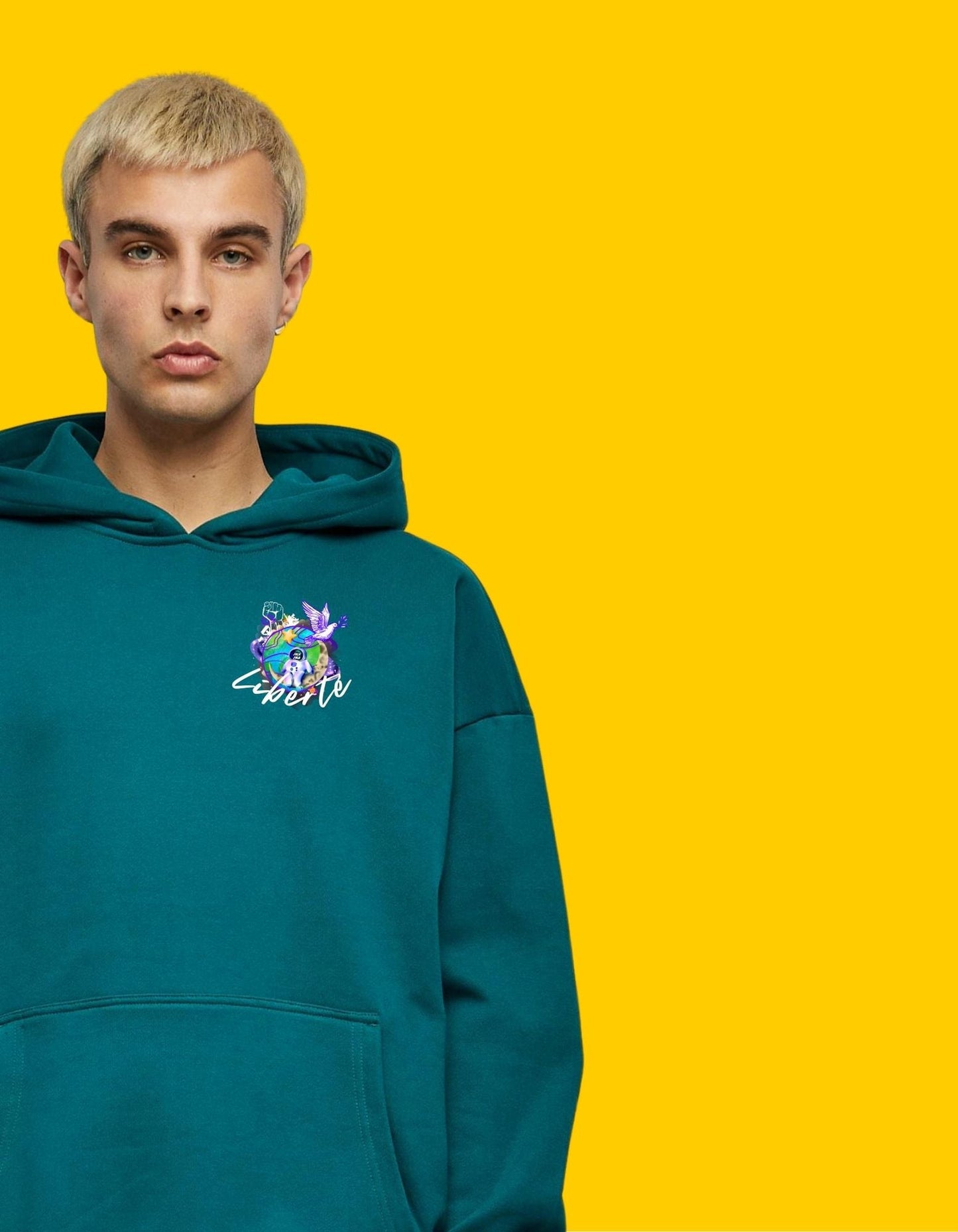 LIBERTE Hoodie – Krachtig Statement voor Vrijheid | Jalajala.nl - JalaJala Artshop