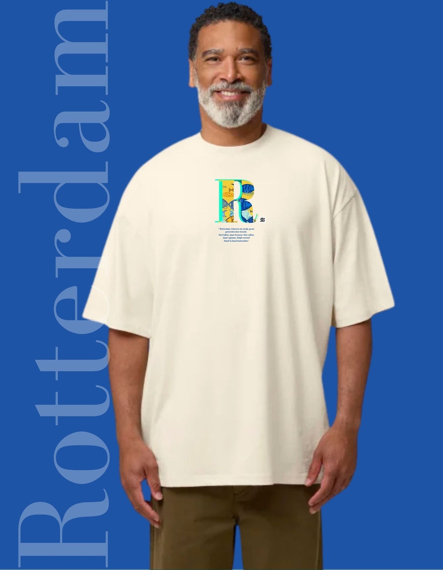 Oversized T-shirt – Rotterdam Spirit uniseks - JalaJala Artshop