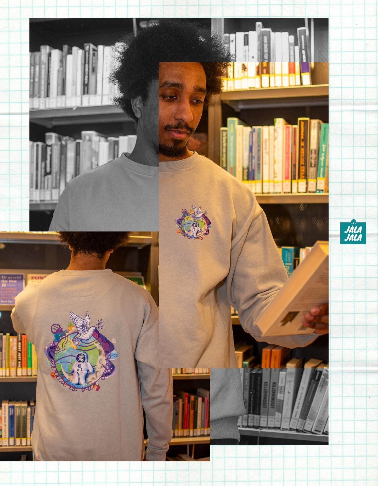 Sweater "De Wereld is van Iedereen 2.0" – Draag de boodschap. - JalaJala Artshop