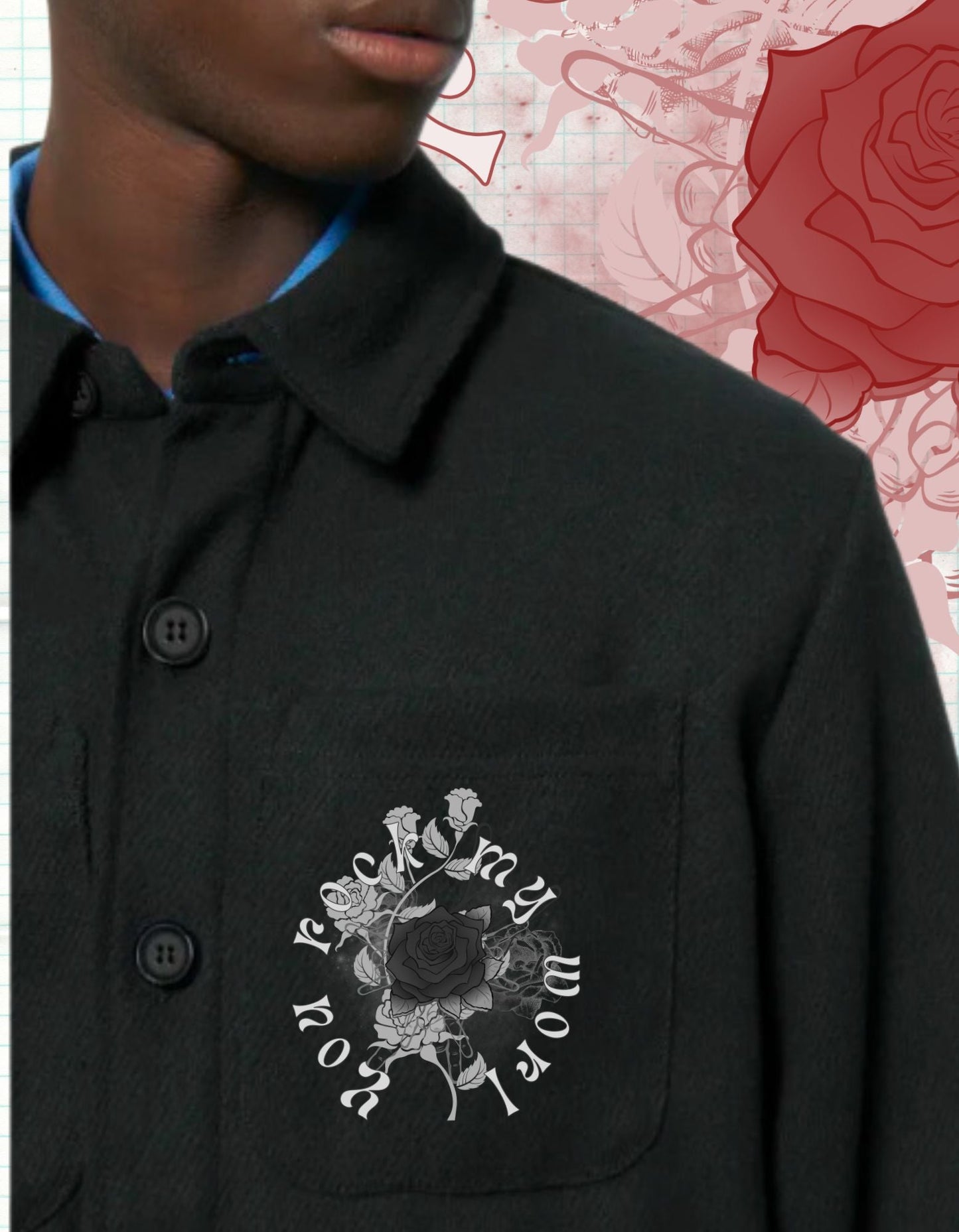 "You Rock My World" Overshirt – Stoer, Duurzaam & Veelzijdig - JalaJala Artshop