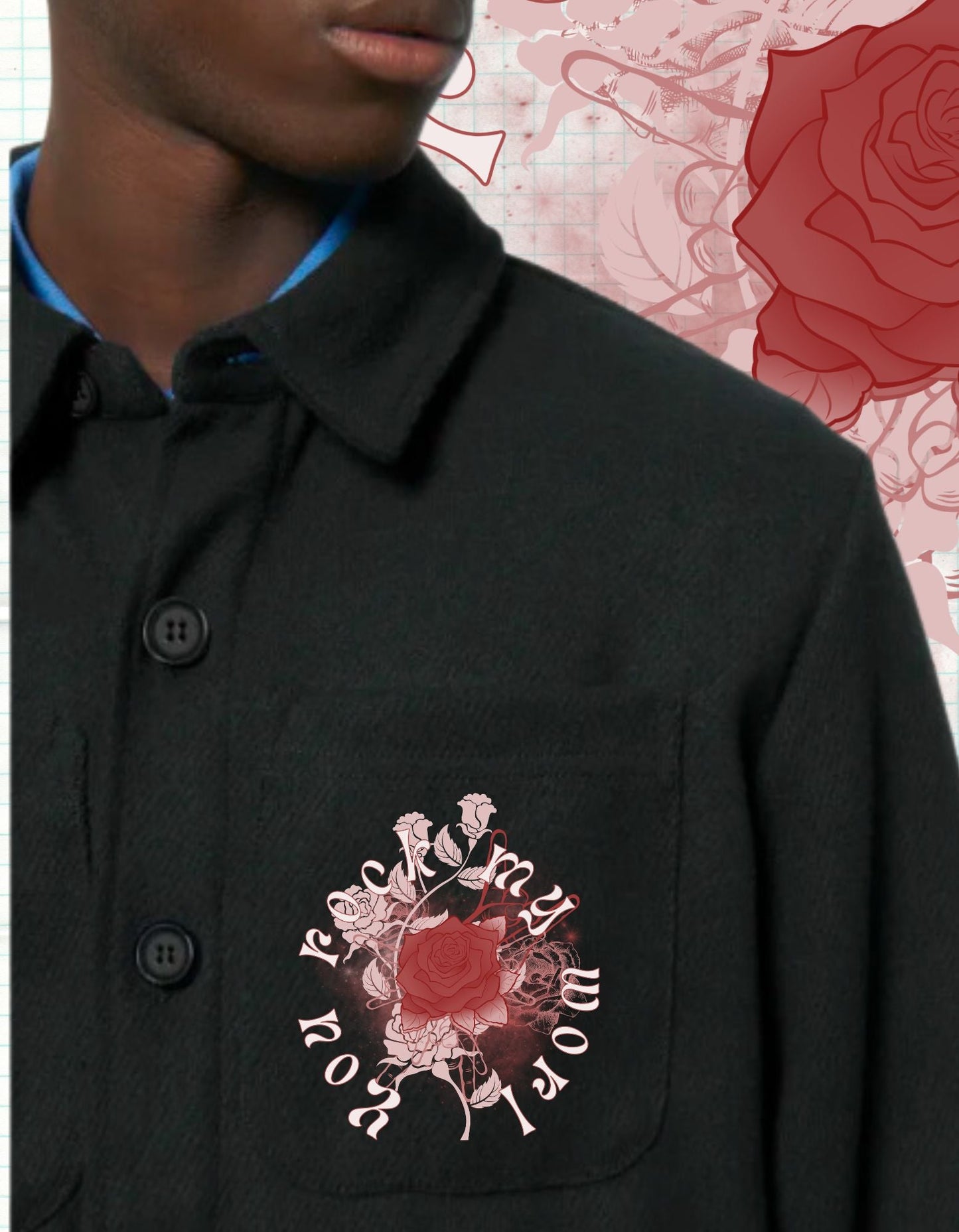 "You Rock My World" Overshirt – Stoer, Duurzaam & Veelzijdig - JalaJala Artshop