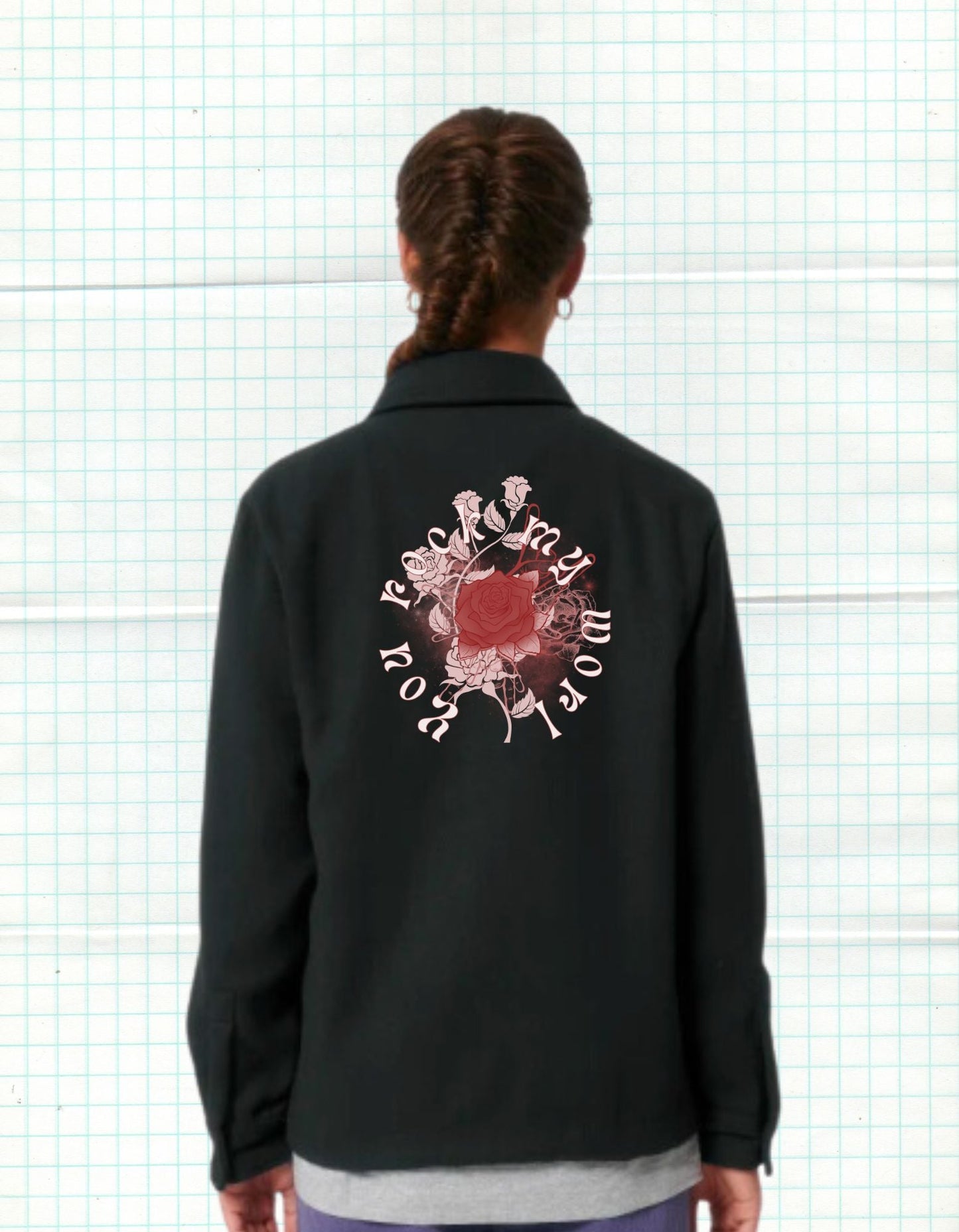 "You Rock My World" Overshirt – Stoer, Duurzaam & Veelzijdig - JalaJala Artshop