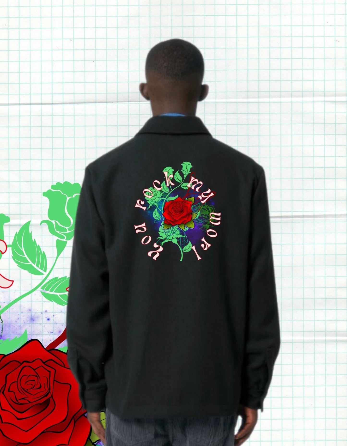 "You Rock My World" Overshirt – Stoer, Duurzaam & Veelzijdig - JalaJala Artshop
