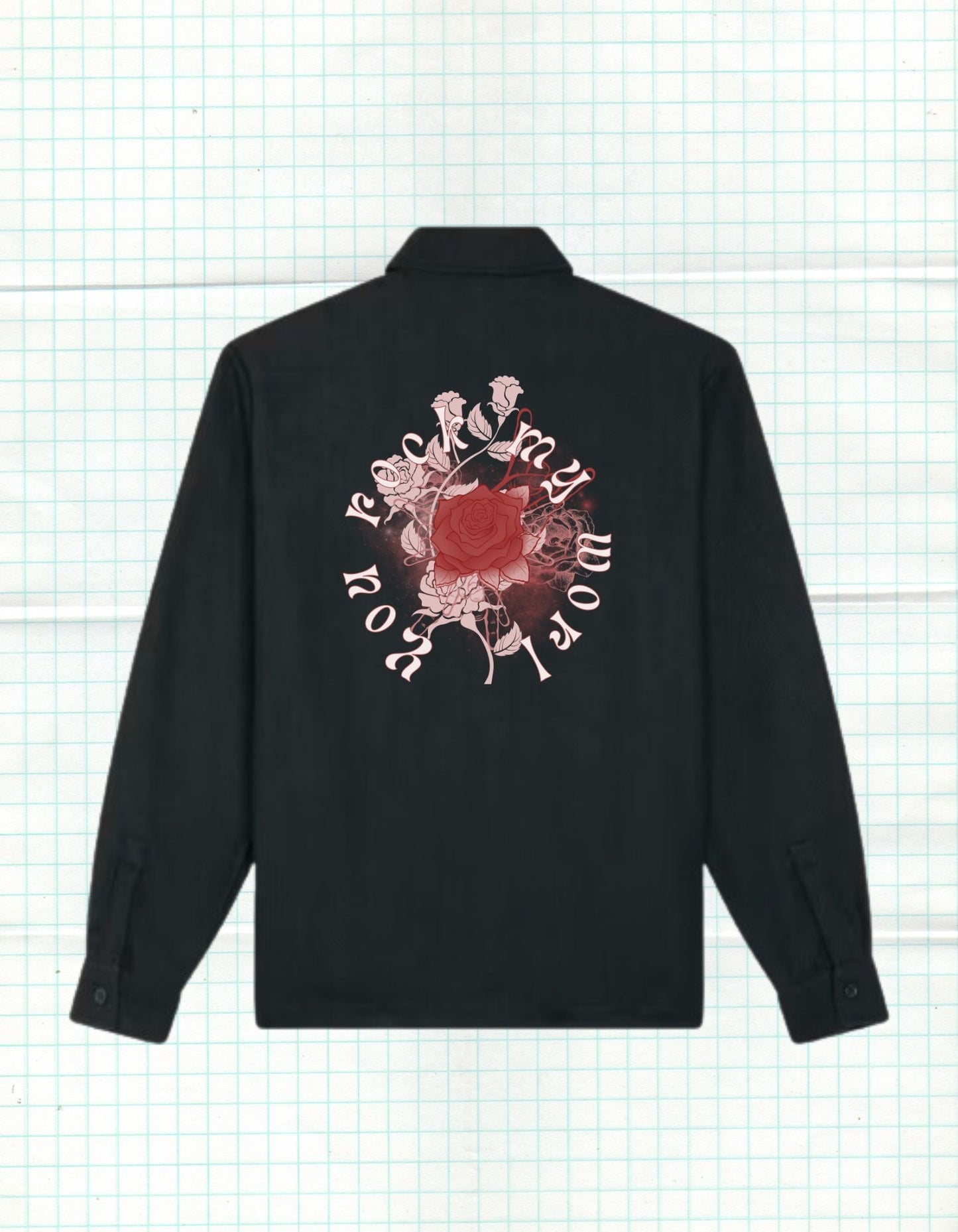 "You Rock My World" Overshirt – Stoer, Duurzaam & Veelzijdig - JalaJala Artshop