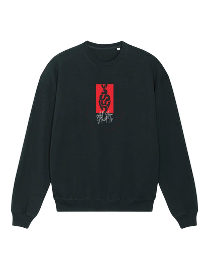 All You Need is Jezus – 50 Jaar Wegwijzerkampen Limited Edition | Uniseks Oversized Sweater | Rode Print | Zonder capuchon - JalaJala Artshop