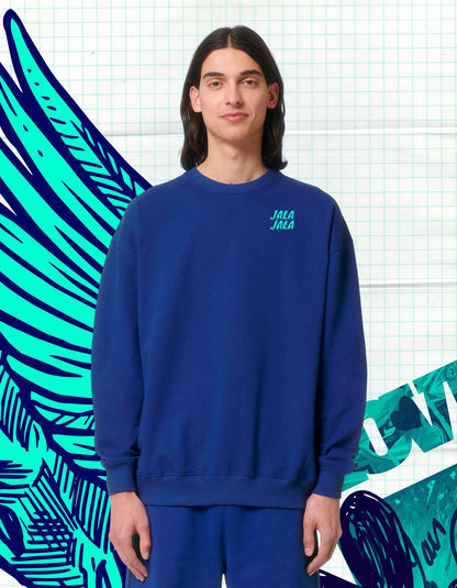 JalaJala Art Sweater Uniseks – Oversized Stanley Stella Ledger Dry | Duurzame Streetwear met Artistiek Design - JalaJala Artshop