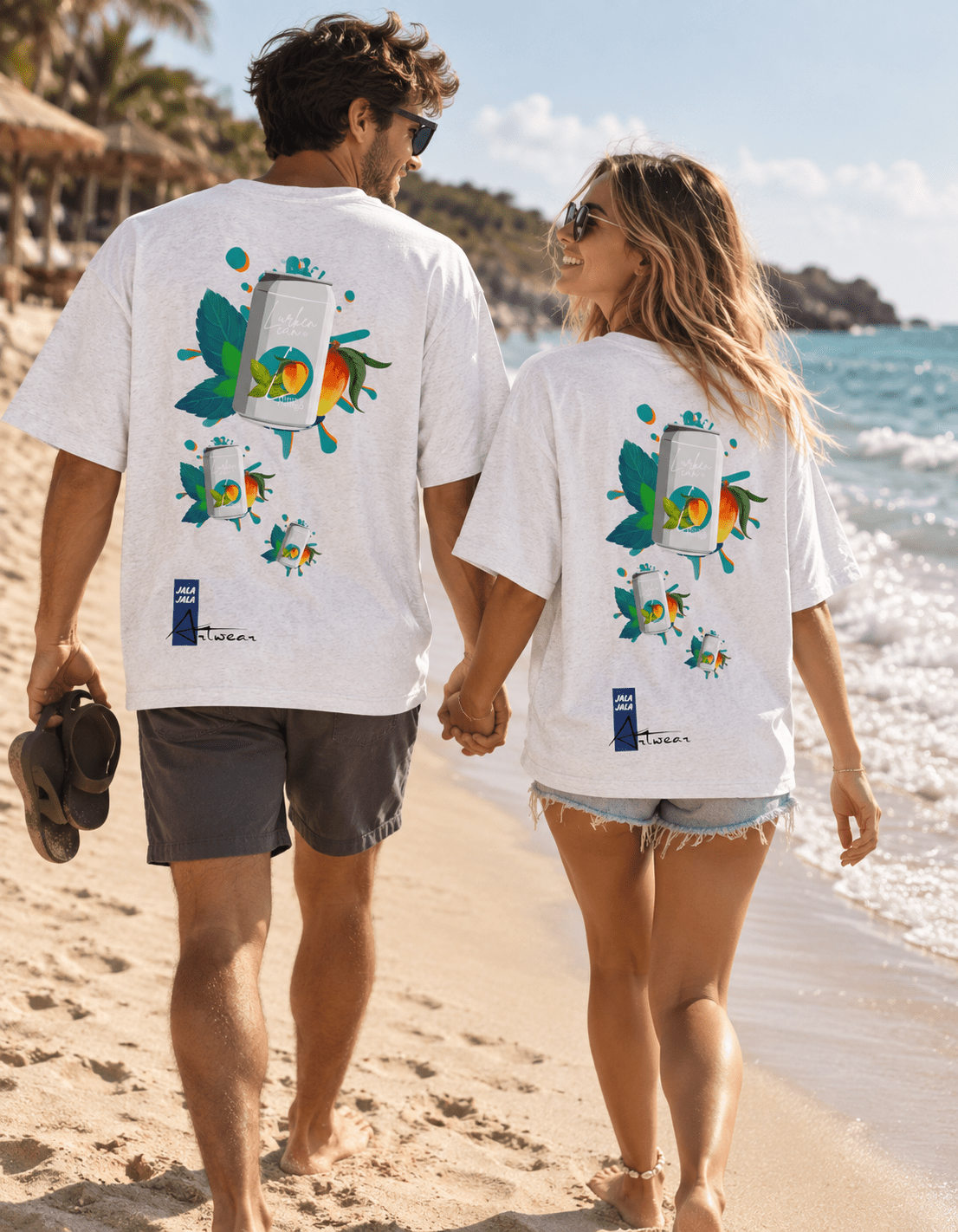 Lucker Can × JalaJala Artwear – Oversized T-shirt - JalaJala Artshop