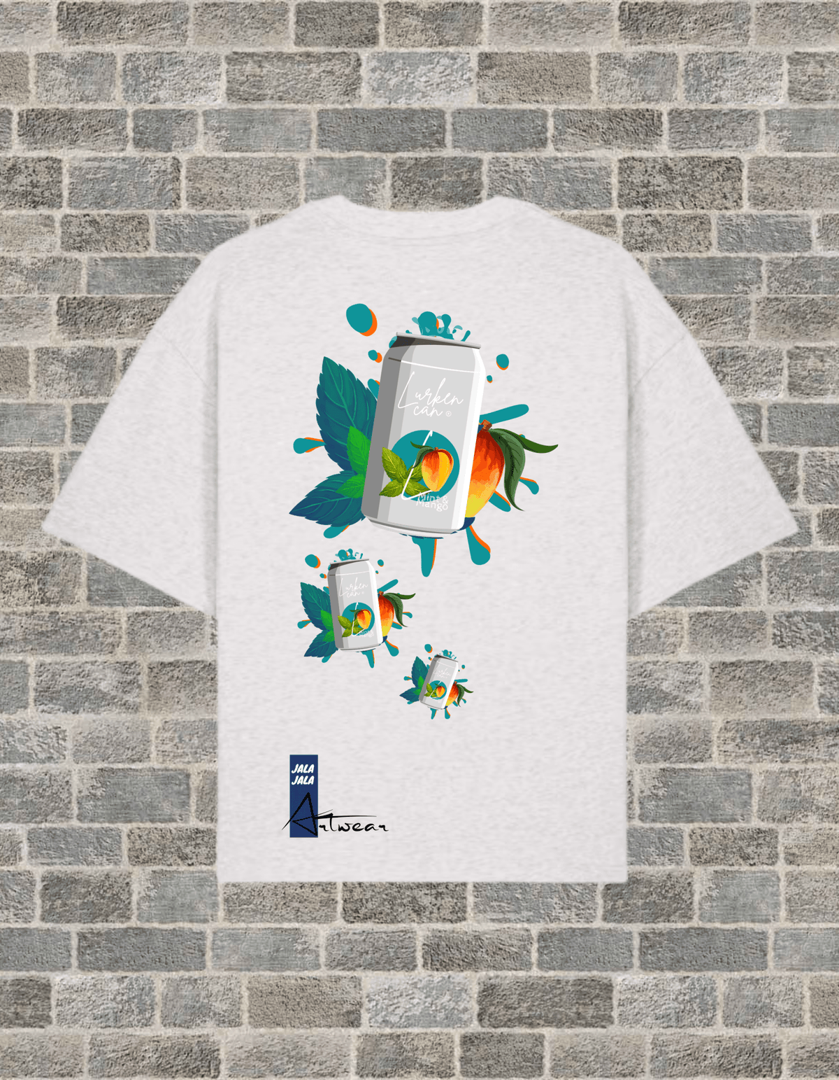 Lucker Can × JalaJala Artwear – Oversized T-shirt - JalaJala Artshop