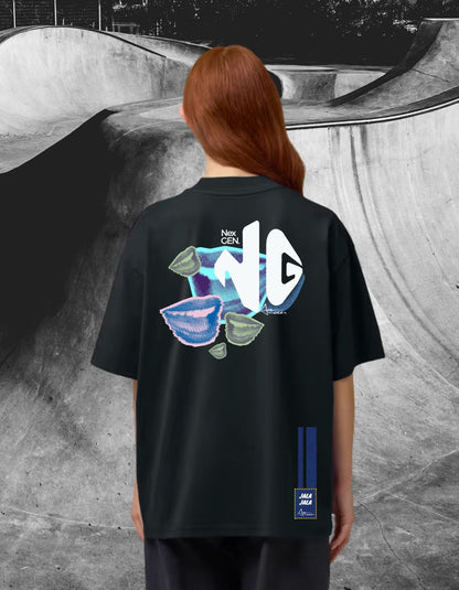 Next Gen Oversized Art T-Shirt – Stanley/Stella Blaster Uniseks | JalaJala Artwear - JalaJala Artshop