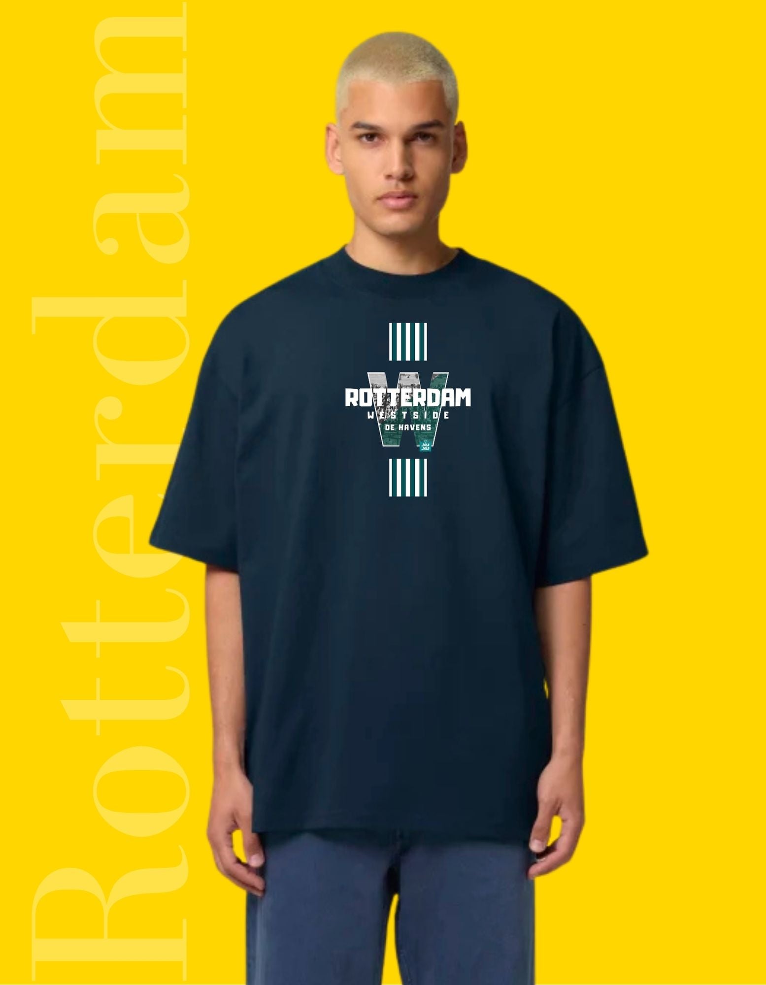 Oversized T-shirt – Rotterdam Spirit - JalaJala Artshop