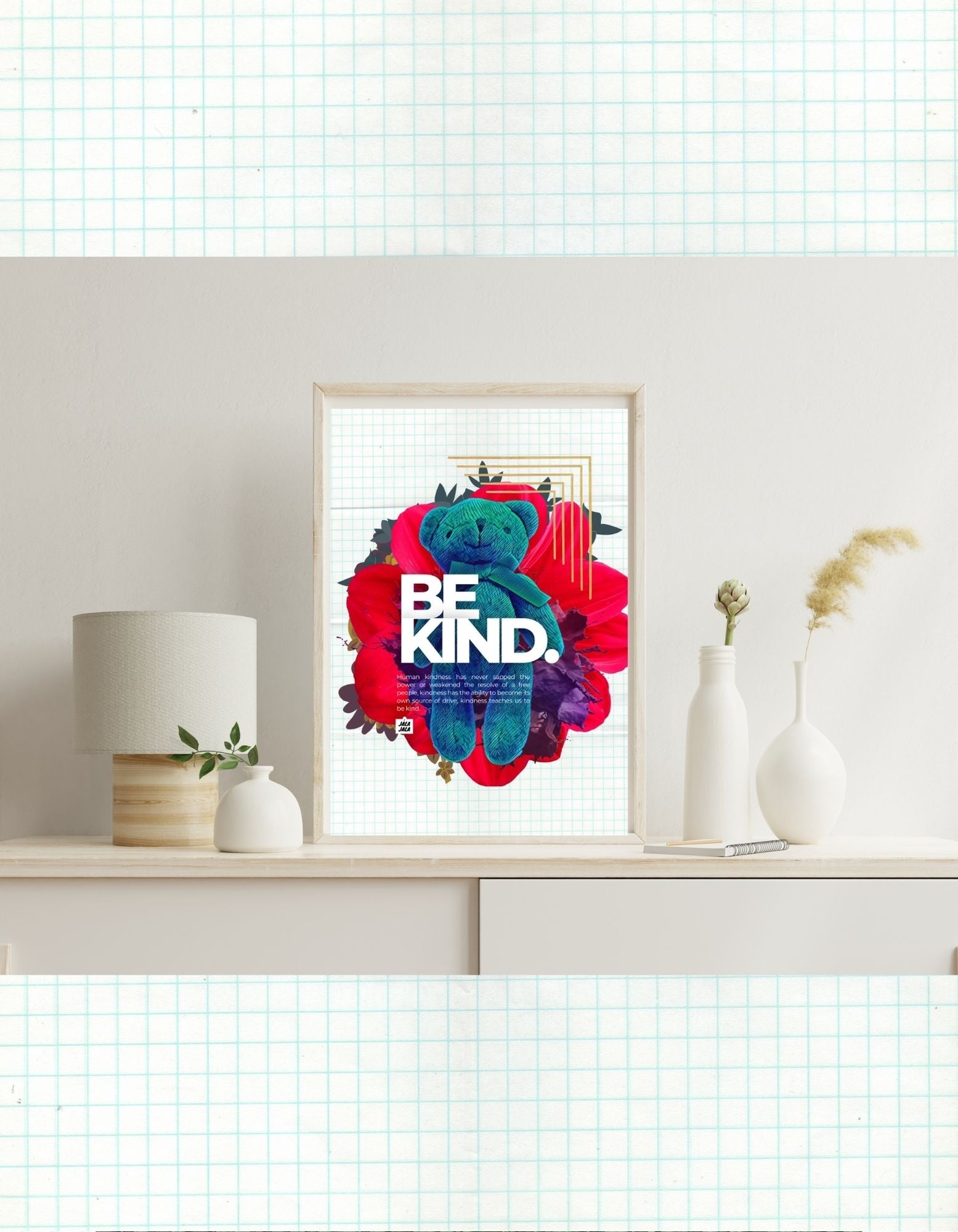 Poster – "Be Kind" - JalaJala Artshop