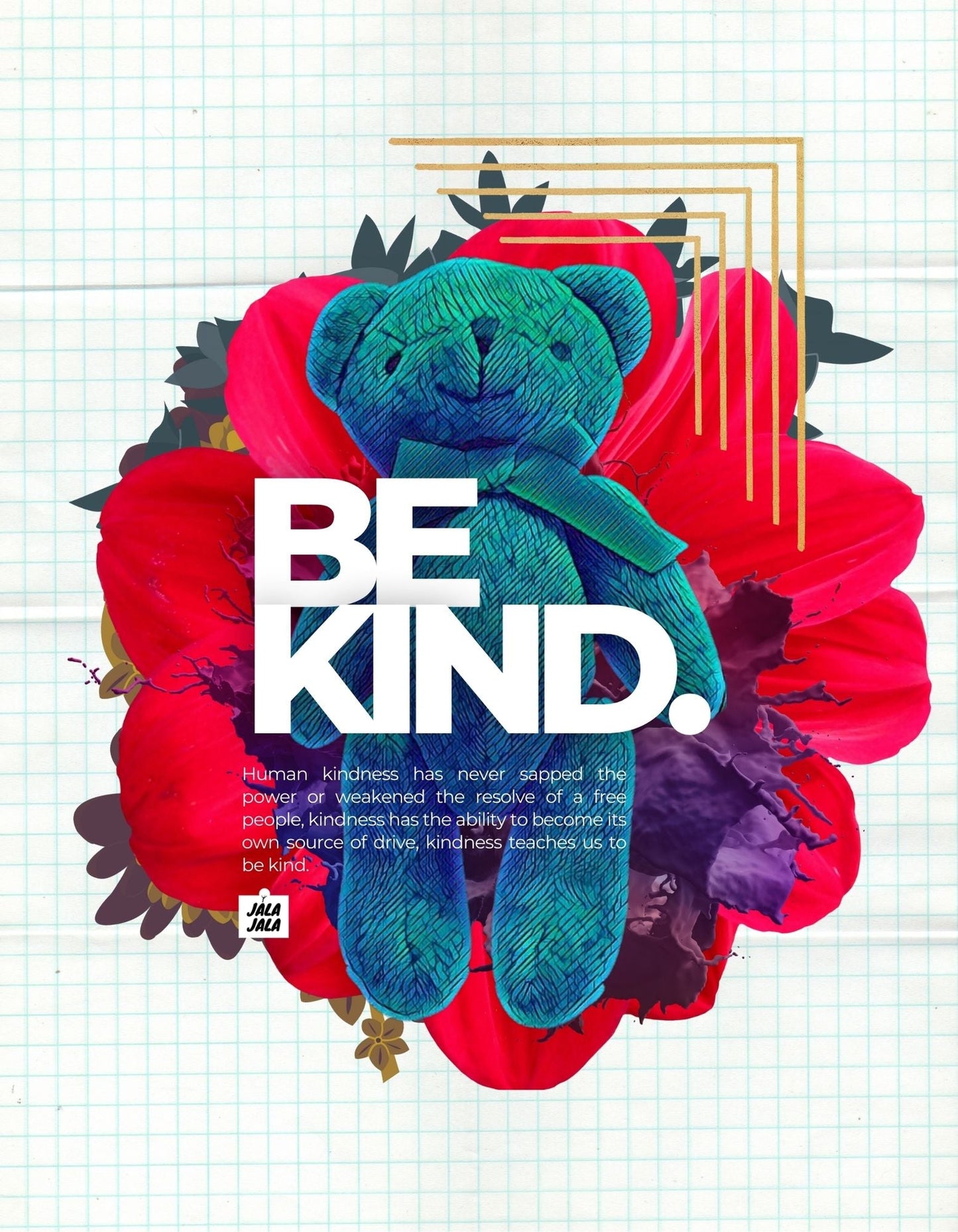 Poster – "Be Kind" - JalaJala Artshop