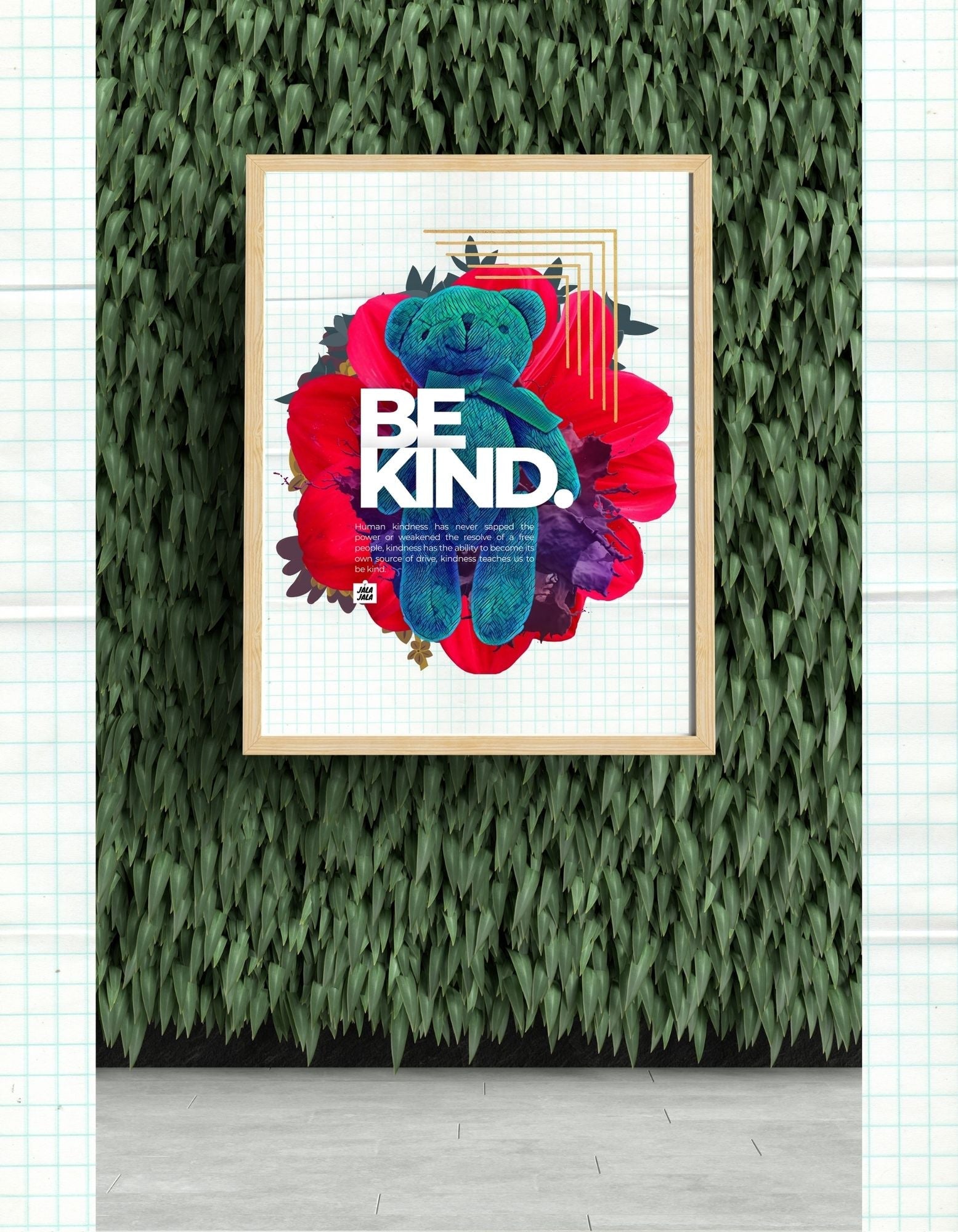 Poster – "Be Kind" - JalaJala Artshop