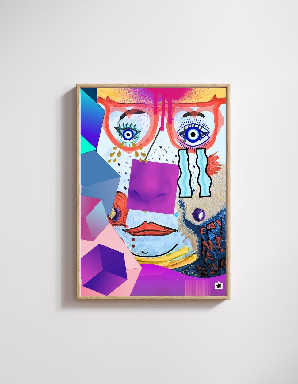 Poster emotie in kleur - JalaJala Artshop