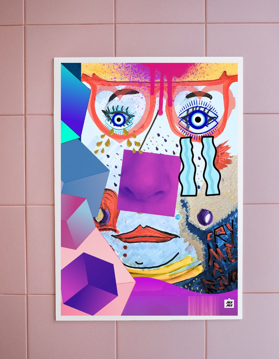 Poster emotie in kleur - JalaJala Artshop