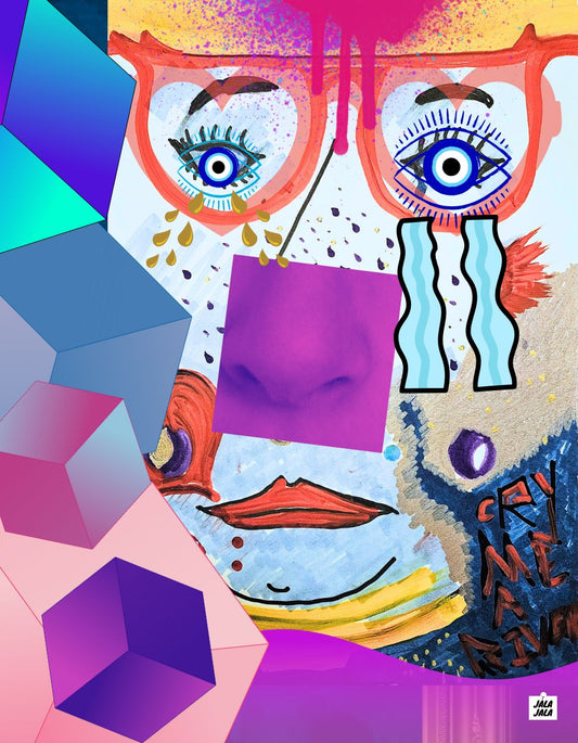 Poster emotie in kleur - JalaJala Artshop