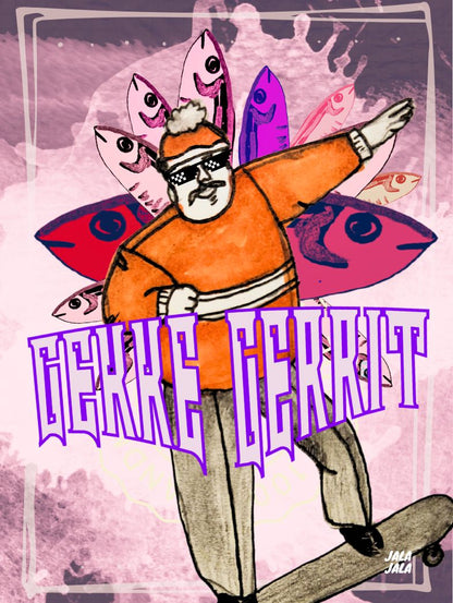 Poster Gekke Gerrit – Kunstposter - JalaJala Artshop
