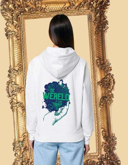 Premium Hoodie – De Wereld Is Van Iedereen | JalaJala - JalaJala Artshop