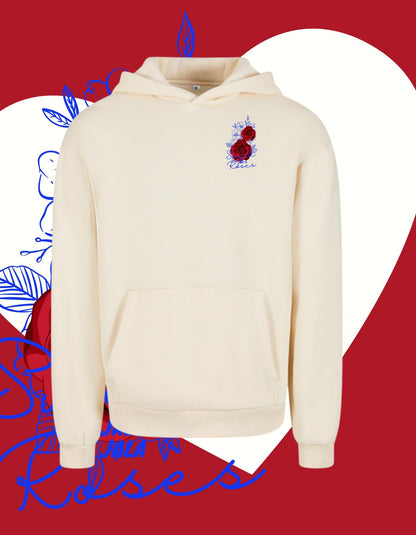 Premium Hoodie – Sweet Roses | Limited Edition voor Valentijnsdag - JalaJala Artshop