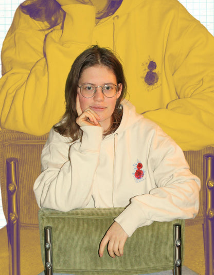 Premium Hoodie – Sweet Roses | Limited Edition voor Valentijnsdag - JalaJala Artshop