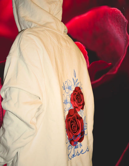 Premium Hoodie – Sweet Roses | Limited Edition voor Valentijnsdag - JalaJala Artshop