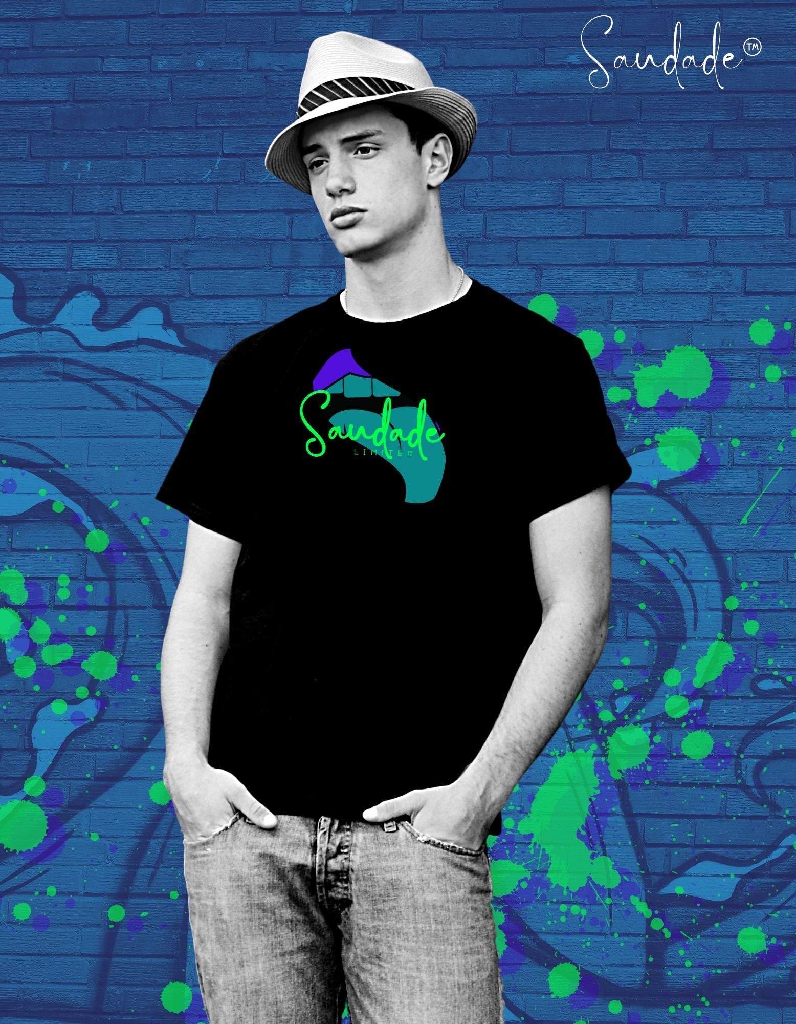 Saudade T-shirt – Draag de Essentie van Heimwee en Verlangen - JalaJala Artshop