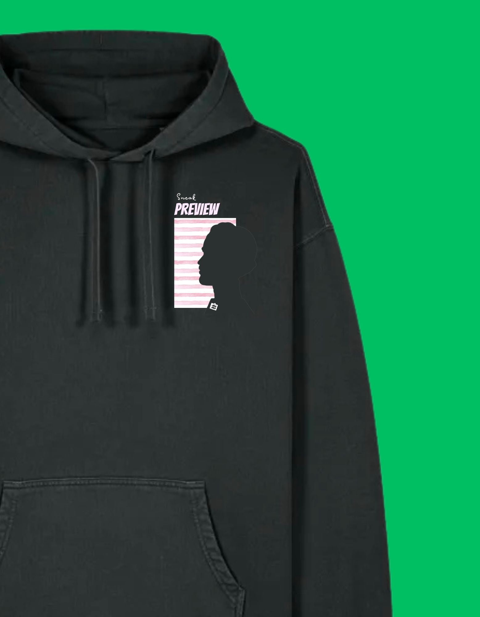 Sneak Preview Hoodie – Draag Kunst, Laat Jezelf Zien - JalaJala Artshop