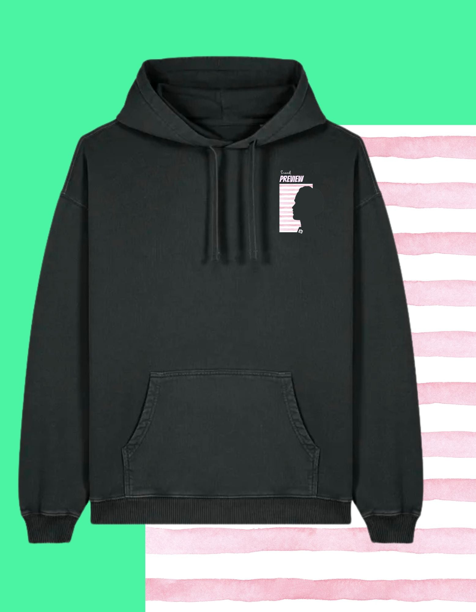 Sneak Preview Hoodie – Draag Kunst, Laat Jezelf Zien - JalaJala Artshop