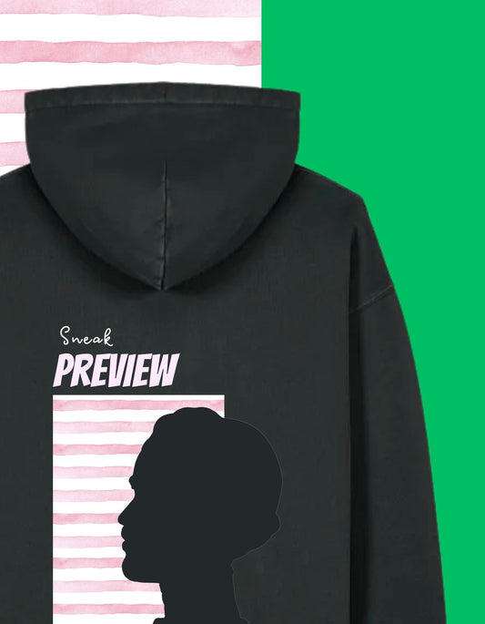 Sneak Preview Hoodie – Draag Kunst, Laat Jezelf Zien - JalaJala Artshop