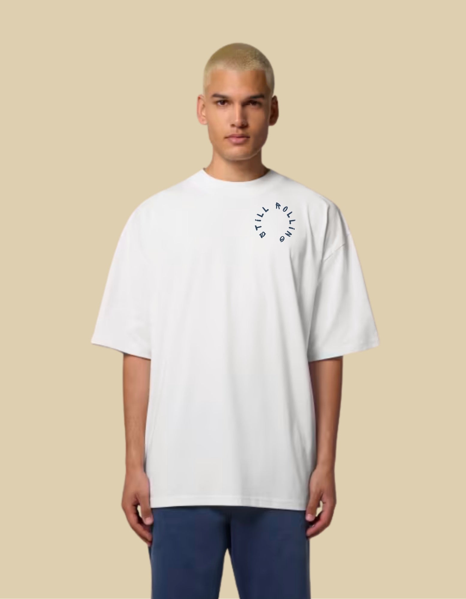 Still Rolling – Handgetekend T-shirt - JalaJala Artshop