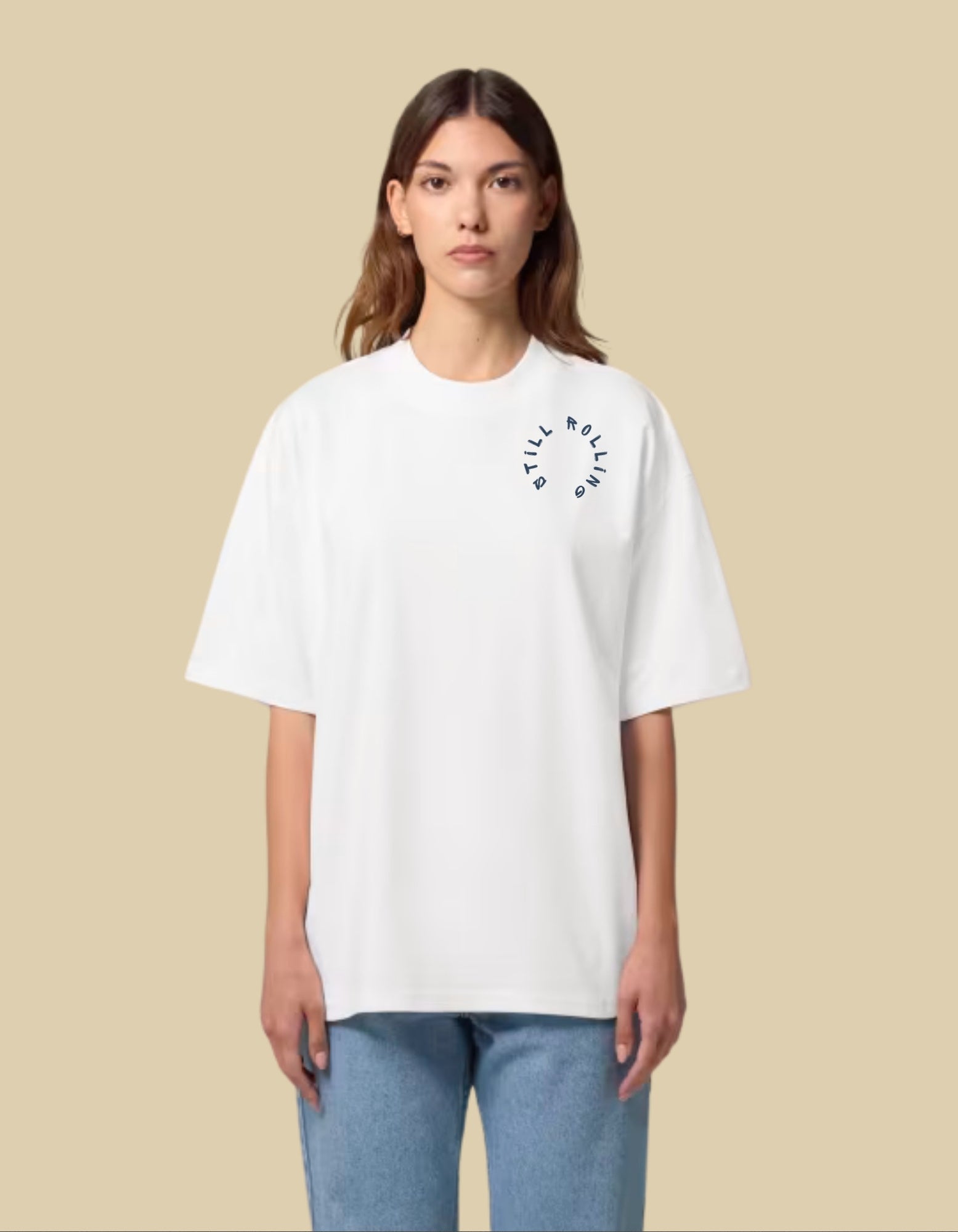 Still Rolling – Handgetekend T-shirt - JalaJala Artshop