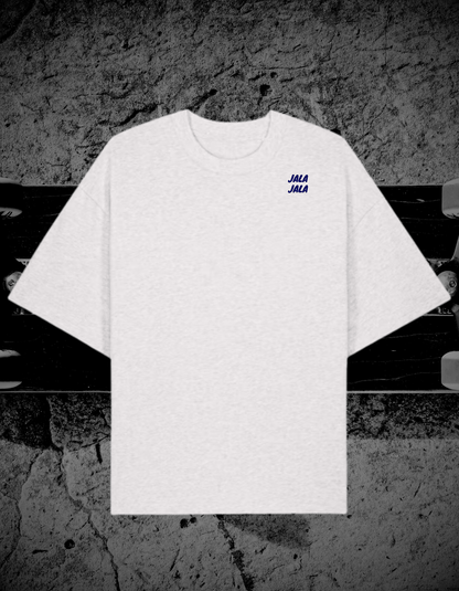 Still Rolling Oversized Tee – White C001 – Skate Art Graphic Shirt | Jalajala Artwear - JalaJala Artshop