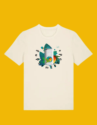 Supermercado T-shirt – Kunstzinnig, Duurzaam en Vol Kleur - Normal fit - JalaJala Artshop