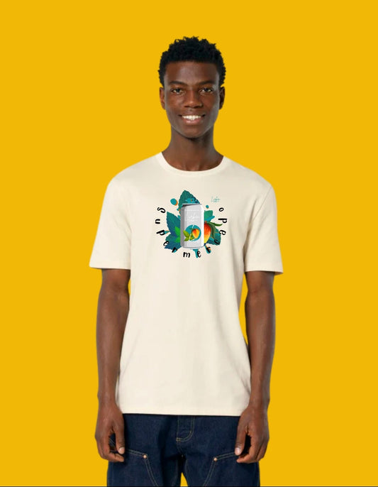 Supermercado T-shirt – Kunstzinnig, Duurzaam en Vol Kleur - Normal fit - JalaJala Artshop