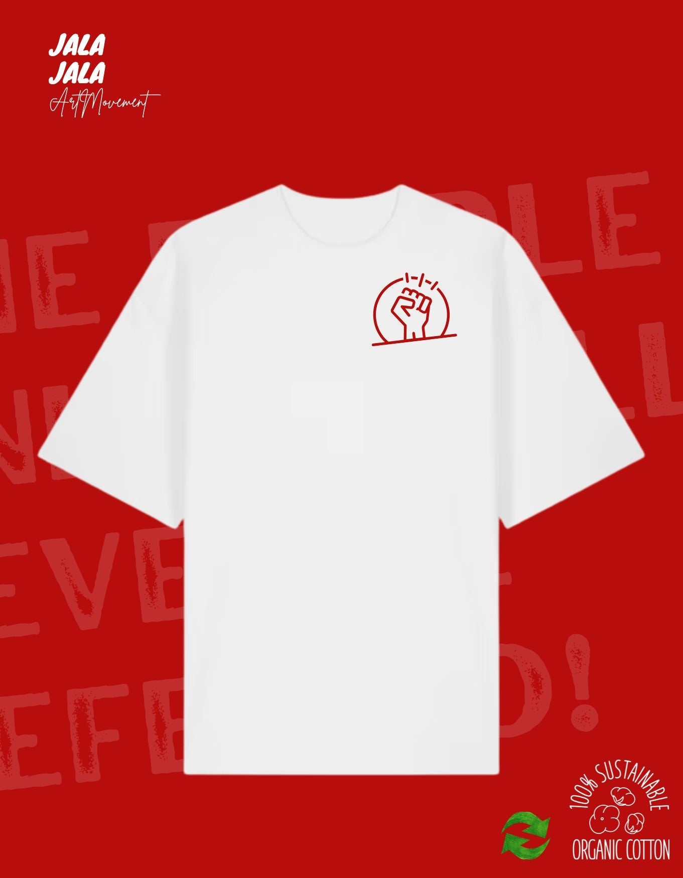 The People United" Oversized T-shirt – JalaJala ArtMovement - JalaJala Artshop