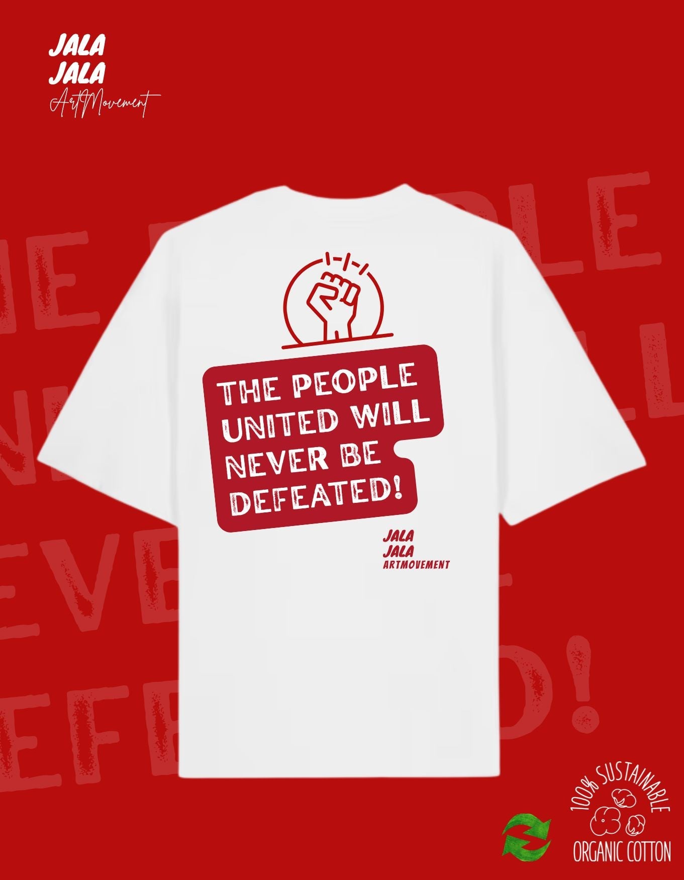 The People United" Oversized T-shirt – JalaJala ArtMovement - JalaJala Artshop