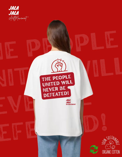 The People United" Oversized T-shirt – JalaJala ArtMovement - JalaJala Artshop
