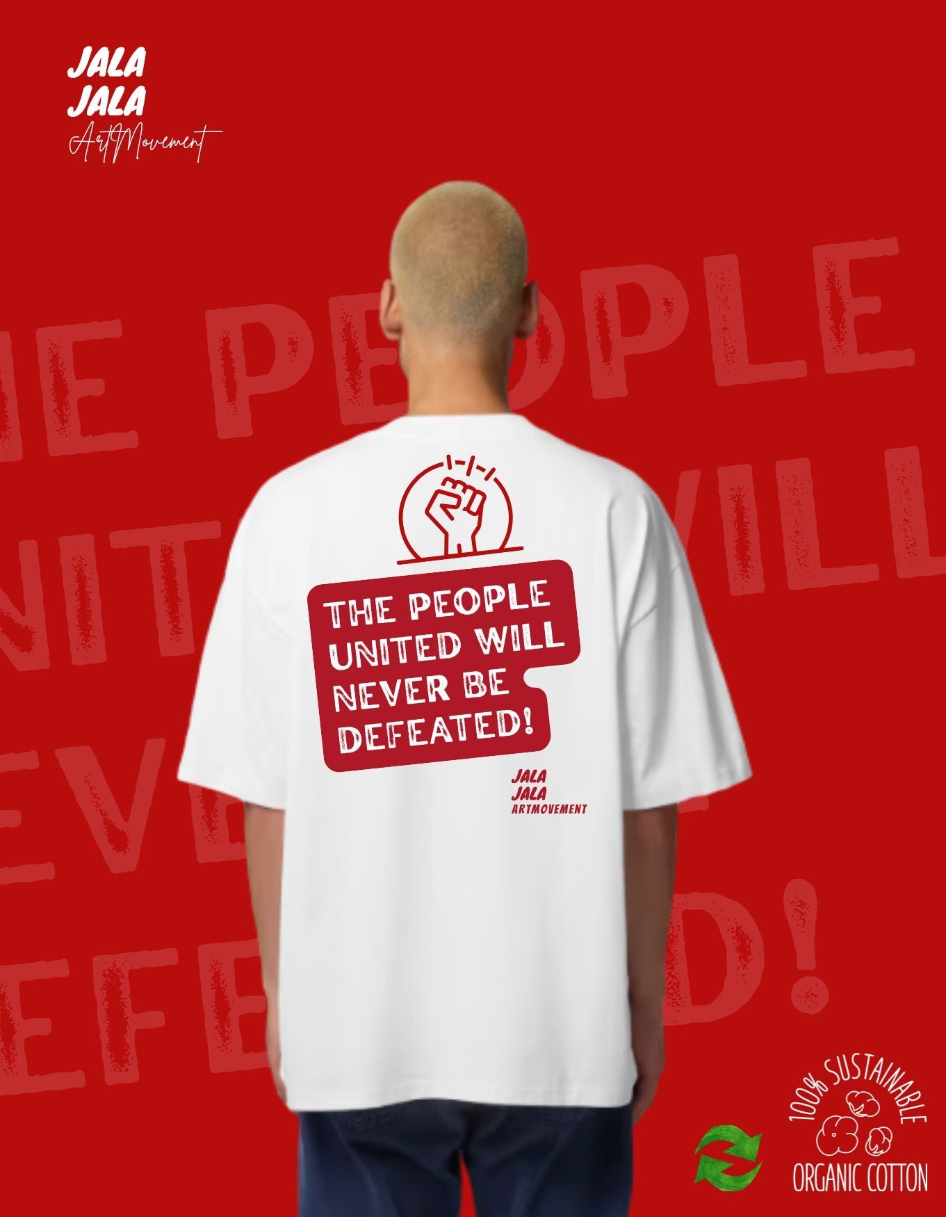The People United" Oversized T-shirt – JalaJala ArtMovement - JalaJala Artshop