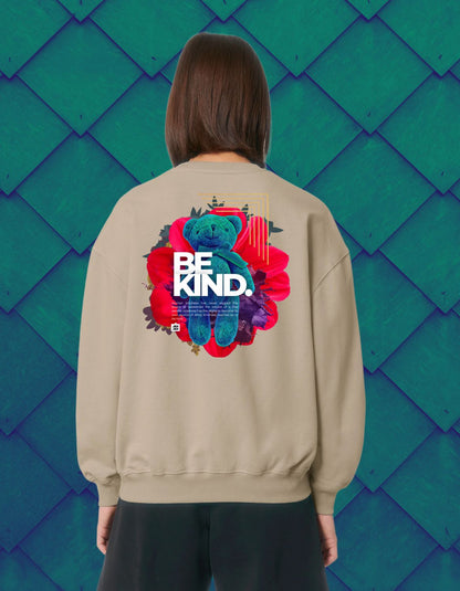 Uniseks boxy premium sweater JalaJala - Be kind - JalaJala Artshop