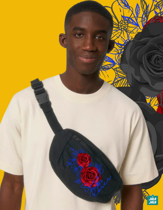 Unisex Heuptasje & Schoudertasje – Duurzaam Design door JalaJala. - JalaJala Artshop