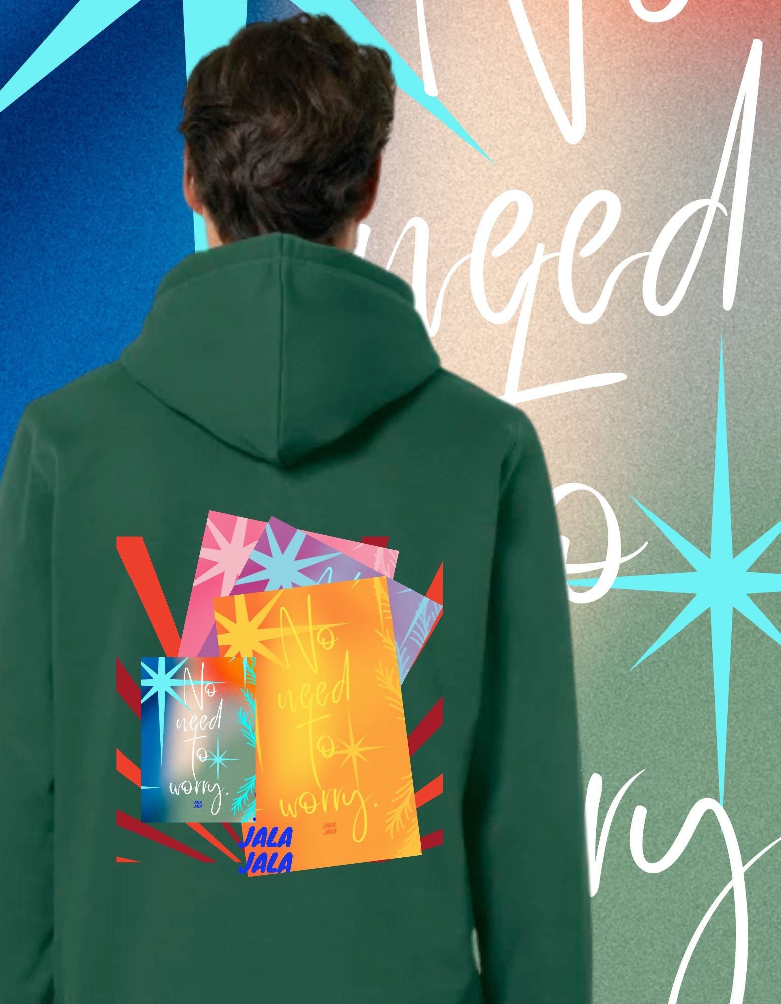 Winteractie deze hoodie is nu 49,95! - JalaJala Artshop