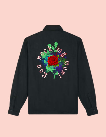 "You Rock My World" Overshirt – Stoer, Duurzaam & Veelzijdig - JalaJala Artshop
