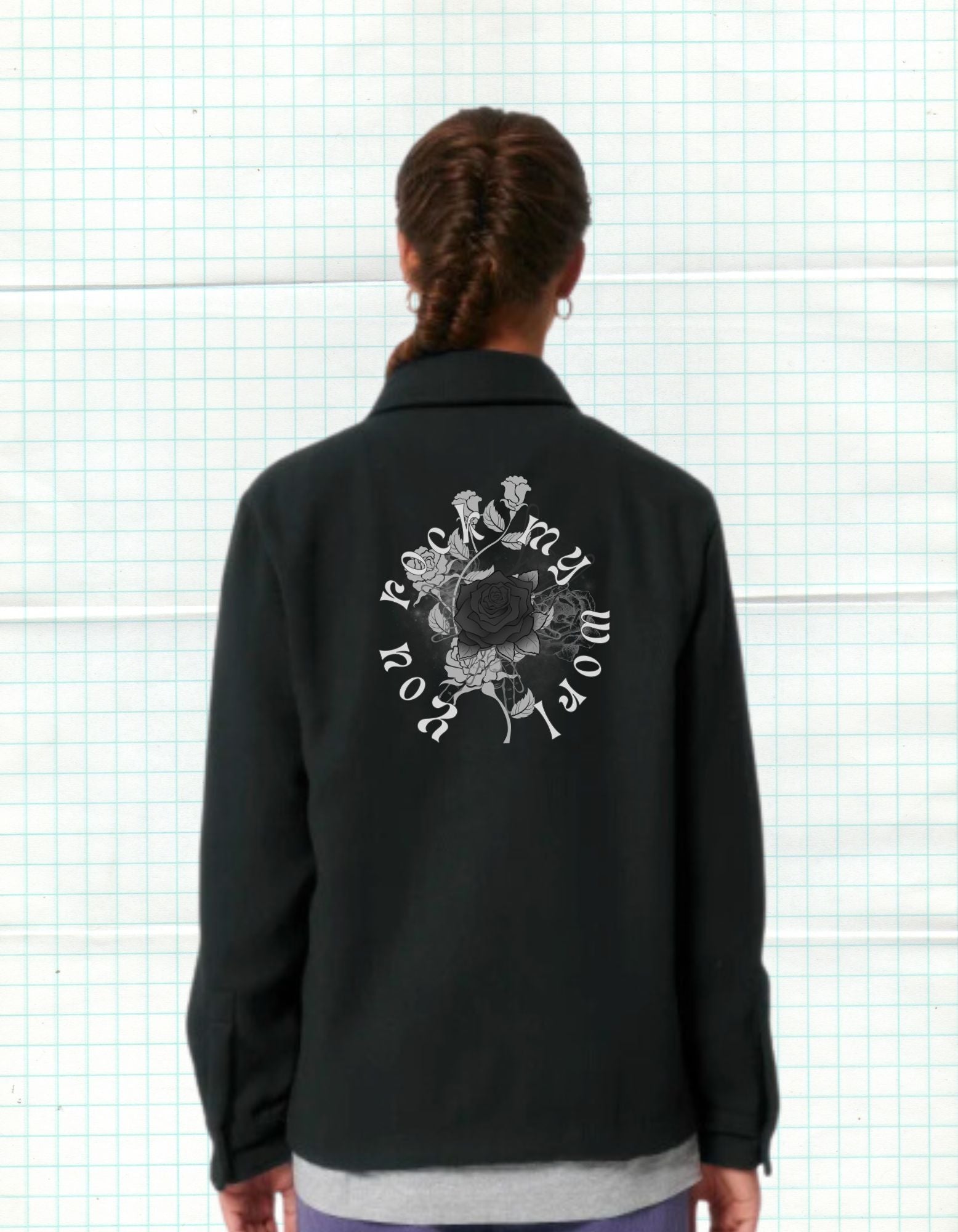 "You Rock My World" Overshirt – Stoer, Duurzaam & Veelzijdig - JalaJala Artshop