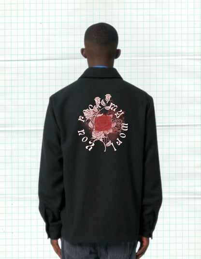 "You Rock My World" Overshirt – Stoer, Duurzaam & Veelzijdig - JalaJala Artshop