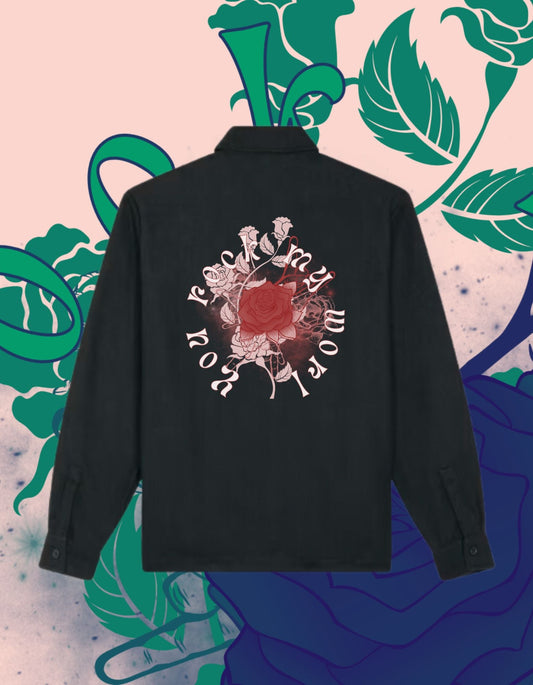 "You Rock My World" Overshirt – Stoer, Duurzaam & Veelzijdig - JalaJala Artshop