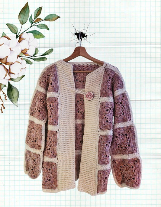 Zacht, Warm & Uniek – Handgebreid Vest - JalaJala Artshop